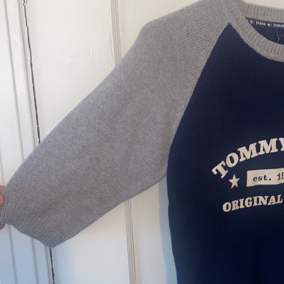 Tommy Hilfiger Y2K Vintage 1999 Tommy Girl Jeans baseball tee knit cotton top - Picture 3 of 8